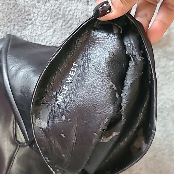 Black size 8.5 leather riding boot - Picture 6 of 10